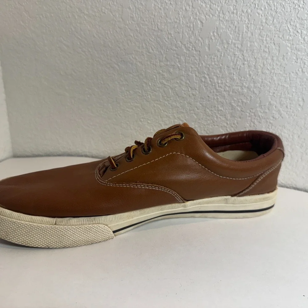Polo Ralph Lauren Mens Vaughn‎ Soft Leather Upper Lace Up Sneaker Shoes 11.5 D